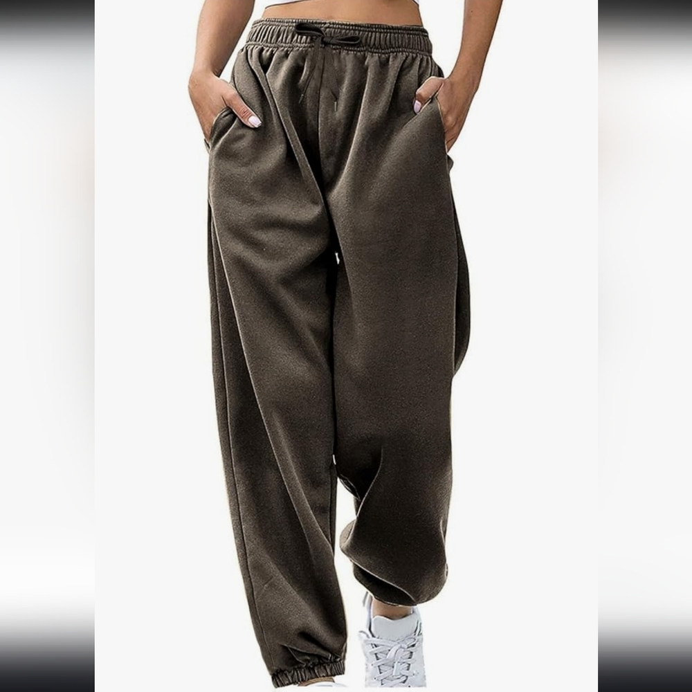 (2XS) Aritzia TNA Cozy AF Taupe Sweatpant Joggers W 13.5"×L36"